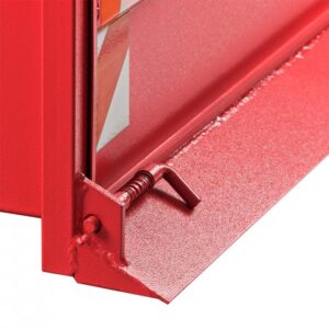 Benne 3 points pour tracteur - dispositif de bascule - 1200 S rouge – Image 6
