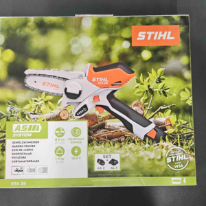 STIHL GTA 26 mini tronçonneuse coupe-branches à batterie en pack avec batterie et chargeur – Image 3